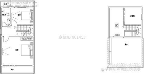 9双拼中式别墅图纸设计图二层_农村房屋设计图纸_农村自建房设计图纸_乡村别墅设计图纸及效果图大全-柏竣设计