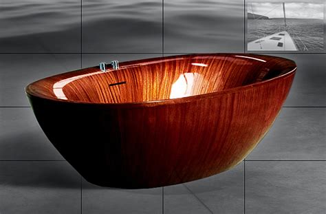 木质鱼缸设计：时尚奢华木制浴缸大集合 – 淘里乐