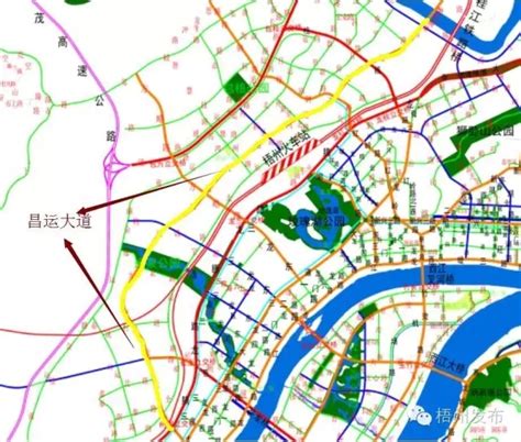梧州南站至梧州医学高等专科学校新建一条城市主干路，预计明年八九月完工 - 梧州零距离网