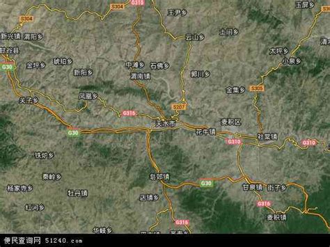 秦州区地图 - 秦州区卫星地图 - 秦州区高清航拍地图