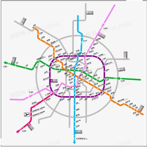 地铁1号线线路图