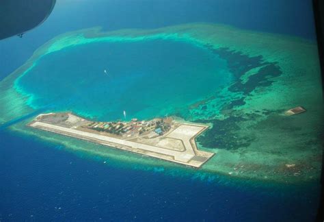中国南海又一礁开工填海 现15万平米新陆地(图)_手机新浪网