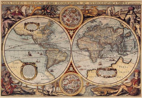 World Map 1636 - Stock Image - E056/0085 - Science Photo Library