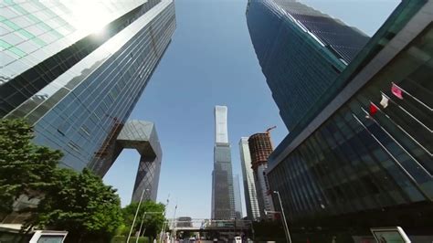 北京CBD金融区街景—高清视频下载、购买_视觉中国视频素材中心