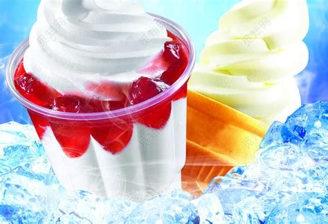 夏季雪糕食品冰淇淋广告海报设计模板 – 设计小咖