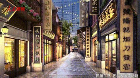 1920年代武汉老照片 江汉关大楼奥略楼汉正街-天下老照片网
