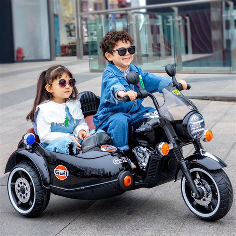 迪士尼官方旗舰店儿童电动摩托车可坐大人男孩双人充电三轮车超大-淘宝网