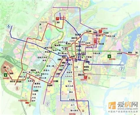 南昌地铁规划高清图（1-9线路走向）- 本地宝