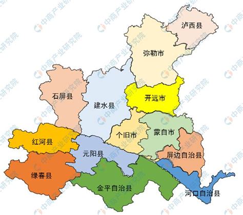 红河州地名_云南省红河州行政区划 - 超赞地名网