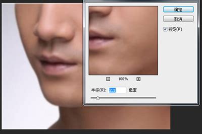 photoshop利用高斯模糊滤镜将满脸雀斑人物光滑磨皮教程 - PSD素材网