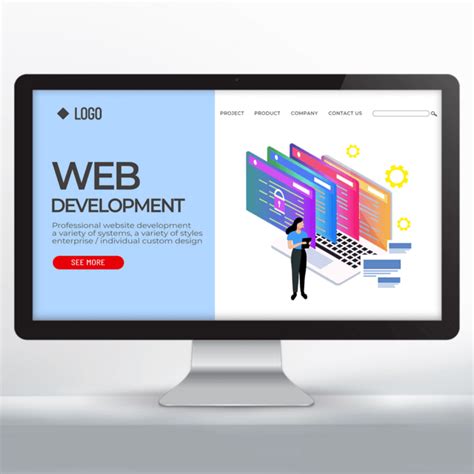 web开发网站网页设计海报模板下载-千库网