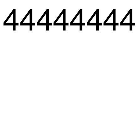 44444444 number facts, meaning and properties