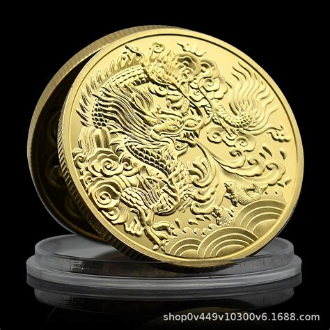 跨境2024龙年纪念钞十二生肖纪念章1盎司中国龙浮雕挑战硬币-阿里巴巴
