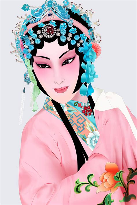 京剧花旦图片