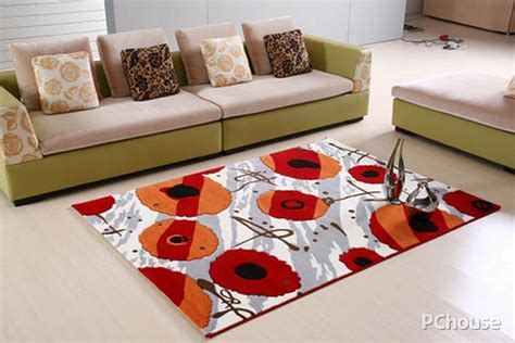 定制手工腈纶地毯卧室满铺现代简约床边毯北欧美式客厅沙发茶几垫-美间设计