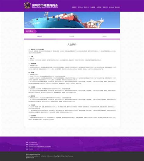 深圳巾帼潮商商会网站设计制作-易百讯网络建站公司
