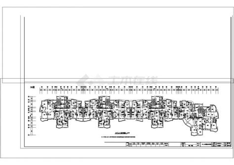 某高层住宅小区综合布线设计施工图CAD图纸[原创]