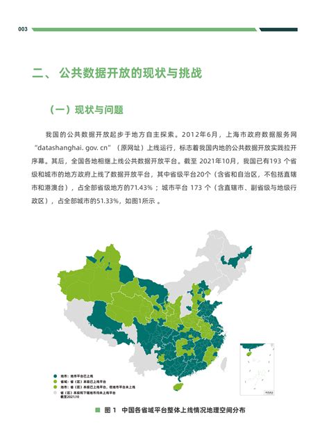 报告推荐 | 公共数据开放蓝皮书：中国公共数据开放发展报告（2022）_政府_我国_行业