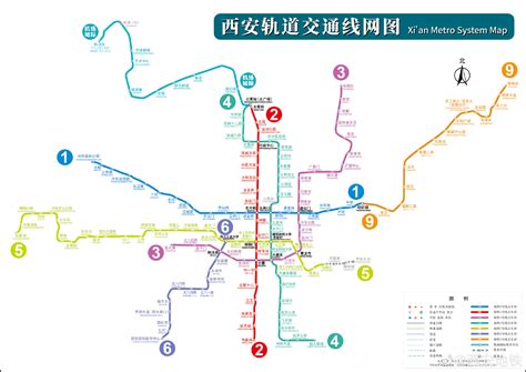 西安地铁2号线线路图 站点分布详情(最新)- 西安本地宝