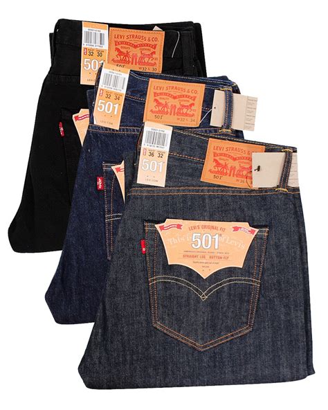 Shop for 501 Original Fit Jeans in Dark Blue from Levis