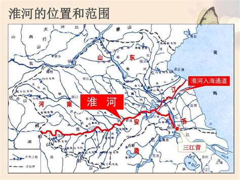 淮河流域地图图片