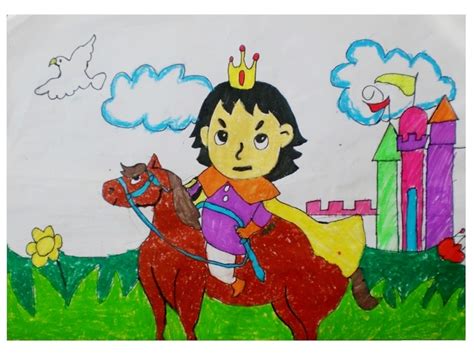 少儿书画作品-王子/儿童书画作品王子欣赏_中国少儿美术教育网