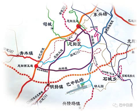 恩阳外环线规划图,恩阳2020规划,巴中恩阳城市规划_大山谷图库