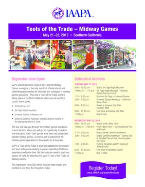 Fillable Online iaapa Tools of the Trade Midway Games - IAAPA - iaapa ...