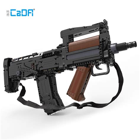 双鹰C81022咔嗒Groza突击步枪发射软弹男孩子拼装积木模型玩具-阿里巴巴