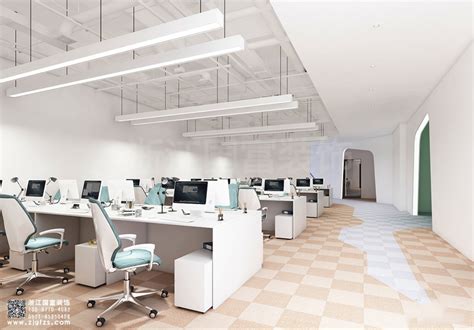 嘉兴低碳环保办公室装修设计案例效果图-嘉兴办公设计-浙江国富装饰