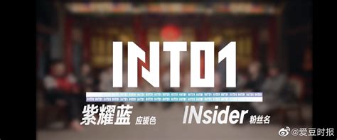 INTO1应援色紫耀蓝，粉丝名叫INsider，应援口号为穿越世界一起看……