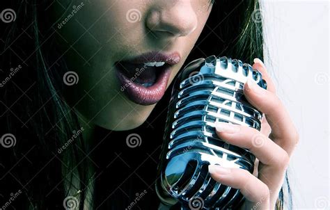 Retro microphone editorial stock image. Image of microphone - 9105159