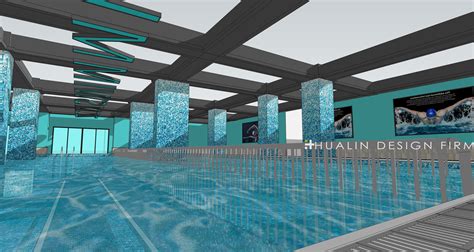 健身俱乐部配套室内游泳馆设计|空间|家装设计|华林設計機構 - 原创作品 - 站酷 (ZCOOL)