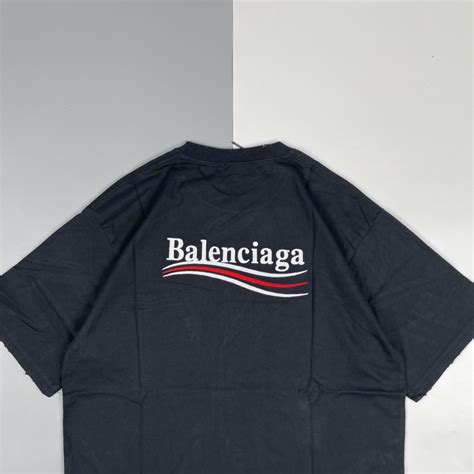 Balenciaga/巴黎世家 22ss 破洞可乐波浪刺绣短袖 -GDF档口-潮流干货