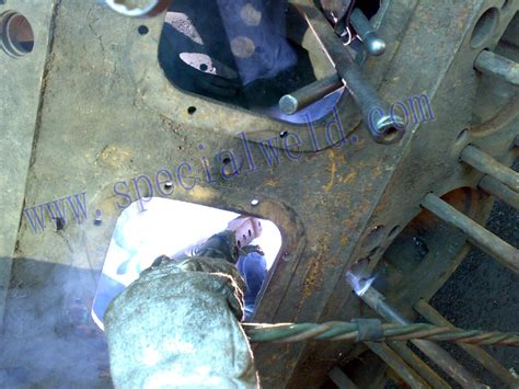 铸铁缸体捣缸补焊–铸铁与碳钢的异种焊接 | 焊接技术网