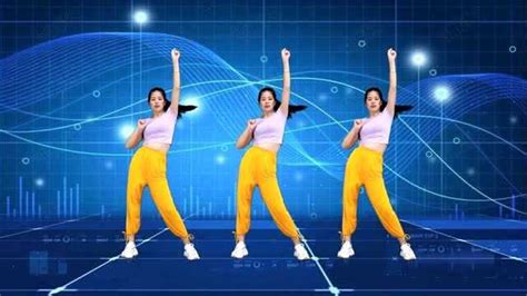 减肥健身操教学《听心》广场舞舞蹈视频，主要瘦肚子和瘦大腿_腾讯视频