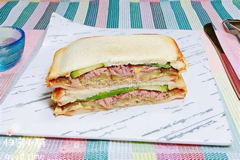 【金枪鱼三明治的做法步骤图，怎么做好吃】yztz_下厨房