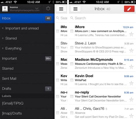 The Material Design Gmail app is rolling out to Android and iOS now ...