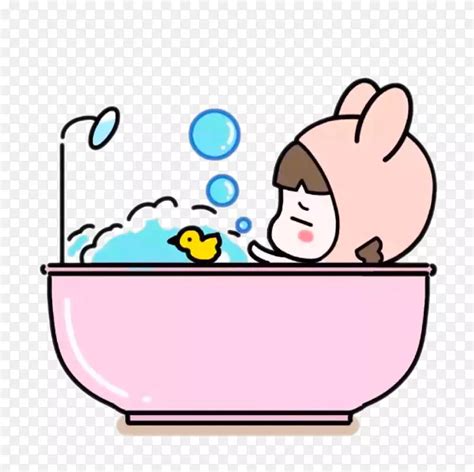 非主流洗澡头像