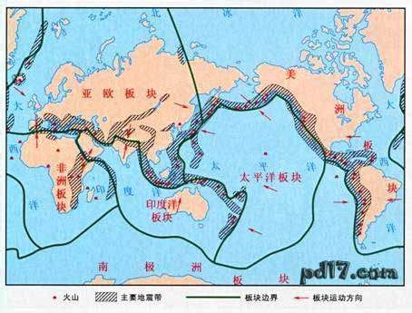 环太平洋地震带分布图（全球常见的地震带分布，以及定义标准，四川正好站在风口浪尖上） | 说明书网