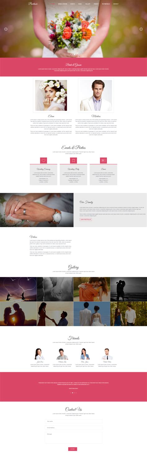 婚礼策划网页代码html，婚礼策划网站设计模板_墨鱼部落格