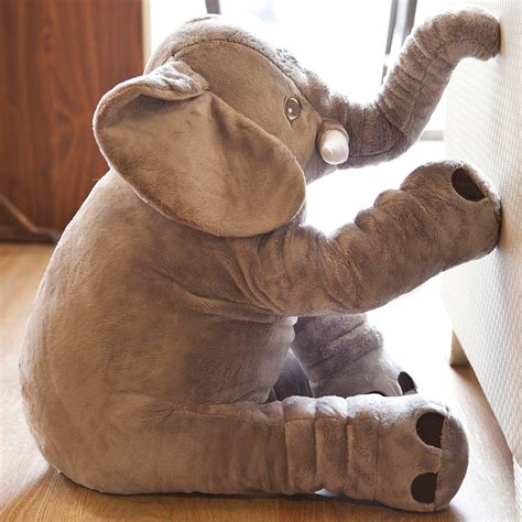 亚马逊跨境彩色婴儿安抚大象公仔毛绒玩具博士小象圣诞玩偶娃娃-阿里巴巴