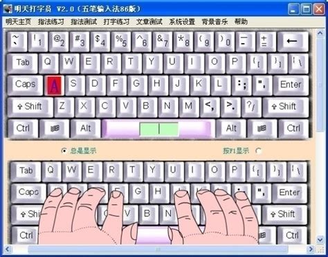 沧州吕晨阳计算机键盘打字指法练习