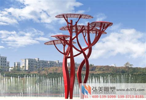 商业美陈不锈钢镀色抽象蘑菇雕塑 - 深圳市中美艺嘉雕塑艺术有限公司