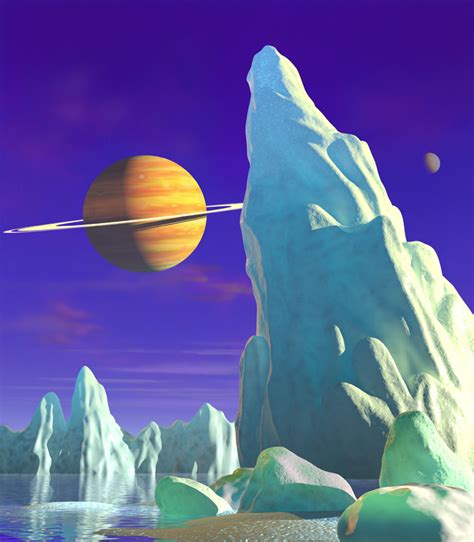 美丽的土卫六 由 费利克斯 创作 | 乐艺leewiART CG精英艺术社区，汇聚优秀CG艺术作品