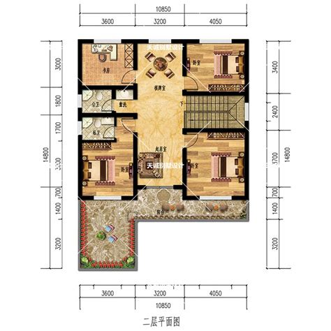 AC-301 二层小别墅带院子138平方 - 合肥天诚建筑设计咨询有限公司