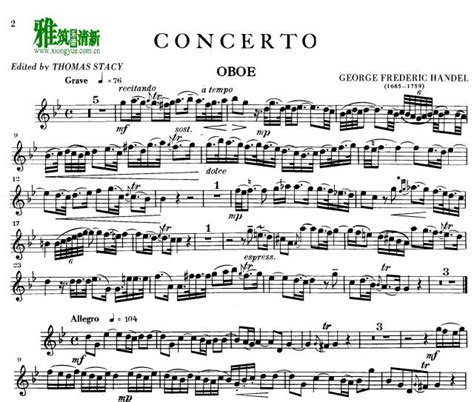 Arnold - Sonatina for Oboe and Piano 双簧管钢琴伴奏谱 - 找教案个人博客