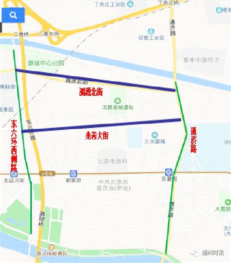 2021通州限行规定及区域范围图- 北京本地宝