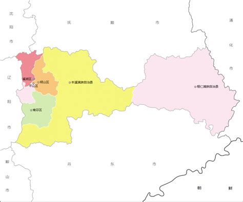 本溪市行政区划地图 本溪市常住人口为1326018人