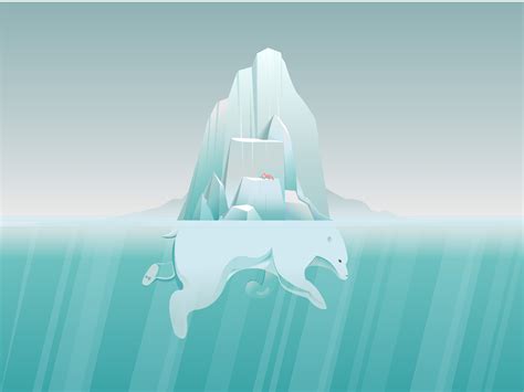 冰山|插画|创作习作|一只七呀 - 临摹作品 - 站酷 (ZCOOL)